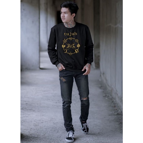 CREWNECK SLANK TUJUH // SWEATER SLANK BASIC