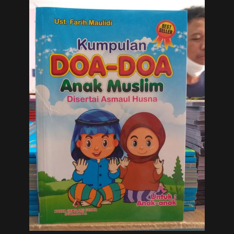 Buku anak kumpulan doa doa anak muslim tebal 128 halaman full warna