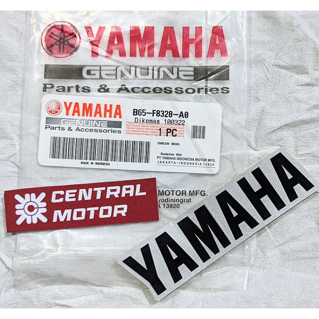 EMBLEM STIKER STICKER AEROK AEROX 155 R ORIGINAL ASLI YAMAHA B65-F8328-A0