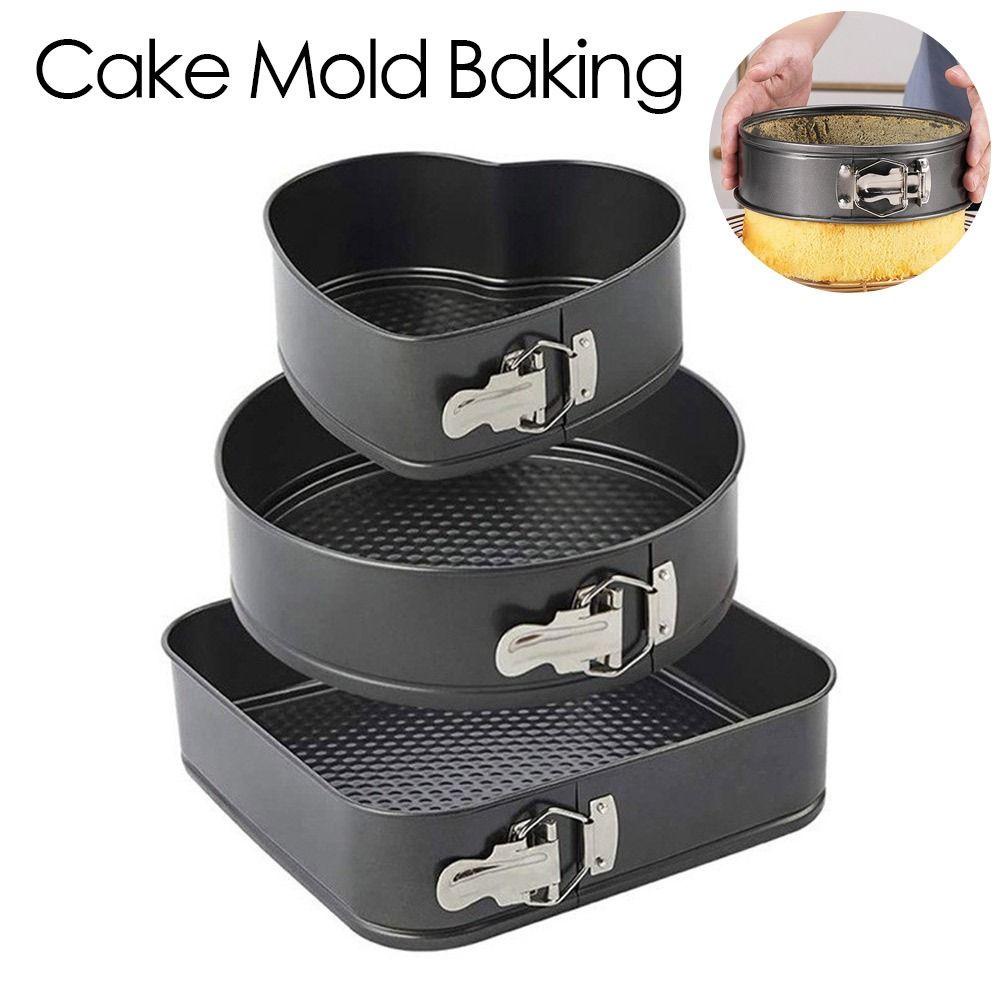 R-FLOWER Adjustable Bottom Baking Pan New Carbon Steel Anti Lengket Honeycomb Bottom