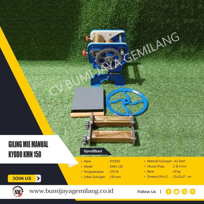 MESIN GILING MIE / NOODLE MAKER MANUAL KYODO KMN 150