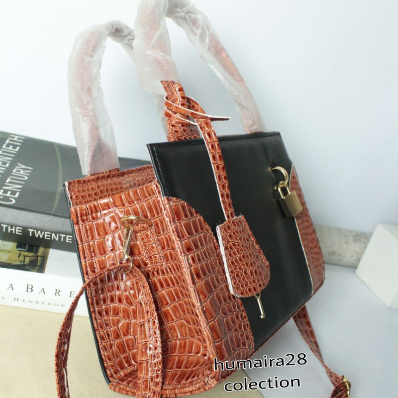 Tas Selempang Wanita Kekinian//Tas Fashion Wanita Terbaru//Croco GEMBOK Kekinian//Tas Selempang Wanita//Tas Wanita Terbaru humaira