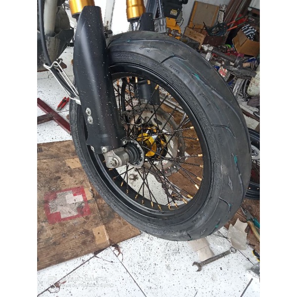 wheelset Supermoto klx 300-350 fulbaru