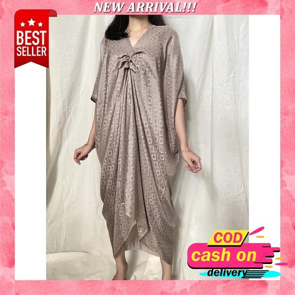 Helwa Kaftan Gamis Crinkle Airflow Premium Dress Wanita Terbaru 2023 Gamis Wanita Bahan Cringkle Apl