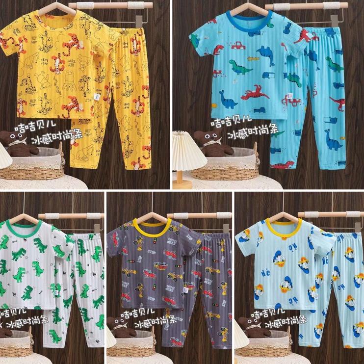 ❋ Piyama Anak Impor Ku Bao lengan pendek Boy 9 ❅