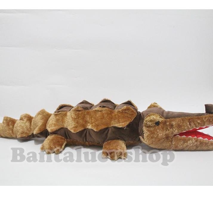 ✦ Boneka Buaya Boneka Reptile Jumbo 110CM Lembut ✾