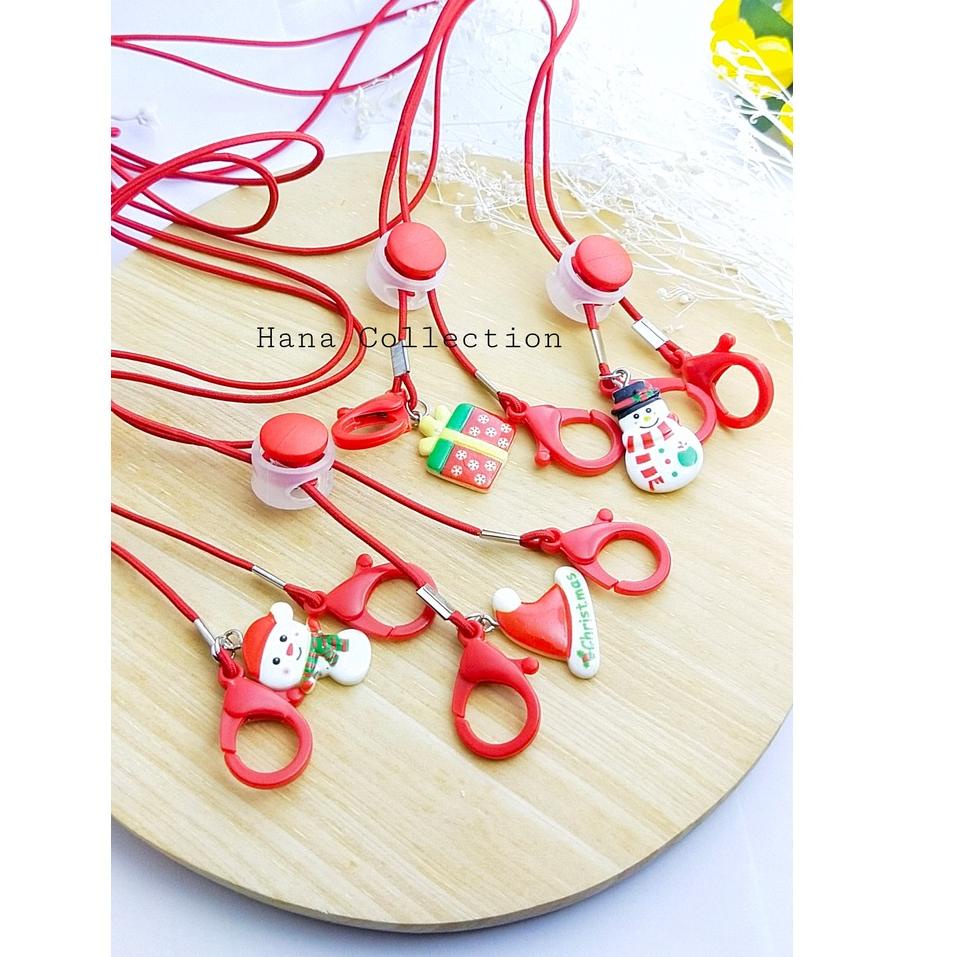 (Terbaik) Strap Mask kalung Masker Christmas-Natal