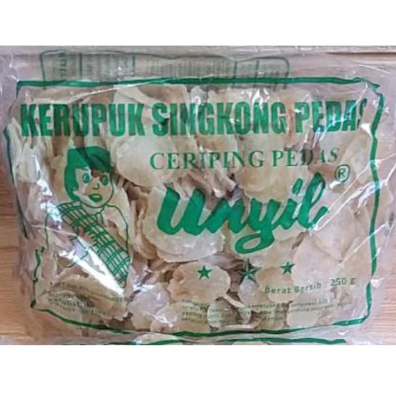 

C90 ✔MURAH Kerupuk Unyil 250gr / Kerupuk Unyil Singkong Pedas / Ceriping Pedas Unyil / Ceriping Singkong BELANJA MURMER ト