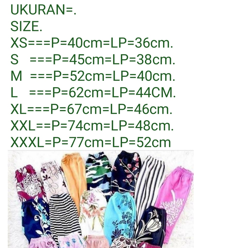 PAKET  3  PSC LEGGING  ANAK MOTIF PREMIUM/LEJING 1-13TH