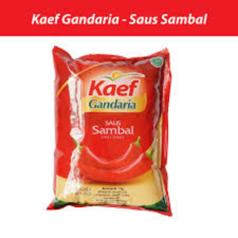 

Kaef Gandaria Saus Sambal 1kg