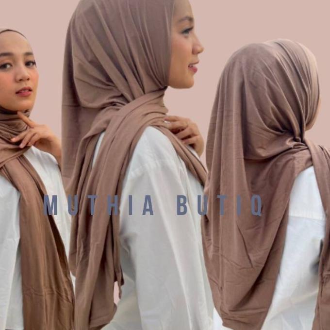 ► Pashmina Oval Instan Bahan Kaos Rayon Super Premium || Pashmina Instan Turki. ➶