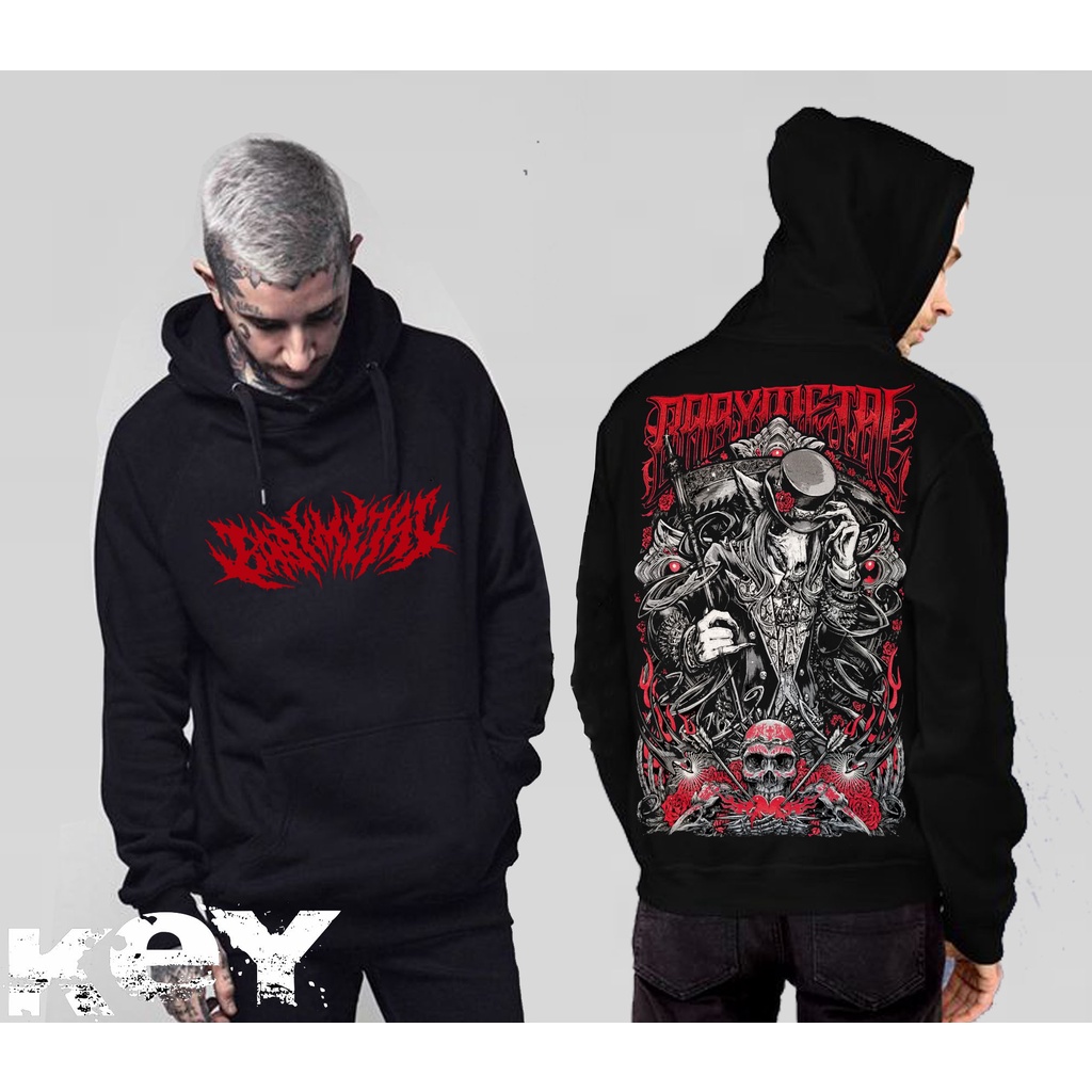 Hoodie Babymetal Musik Band Underground Pria Wanita || Sweater Band Musik Metal Babymetal