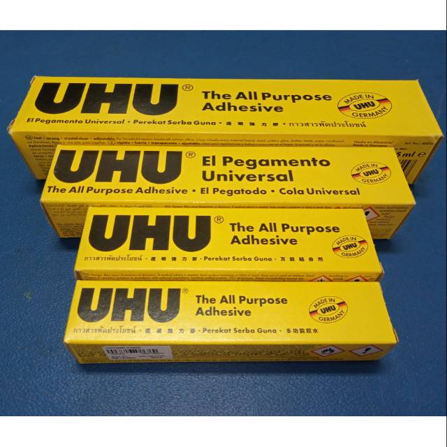 

LEM UHU 7 ML 20 ML 35 ML 60 ML LEM SERBAGUNA LEM PEREKAT ALL PURPOSE