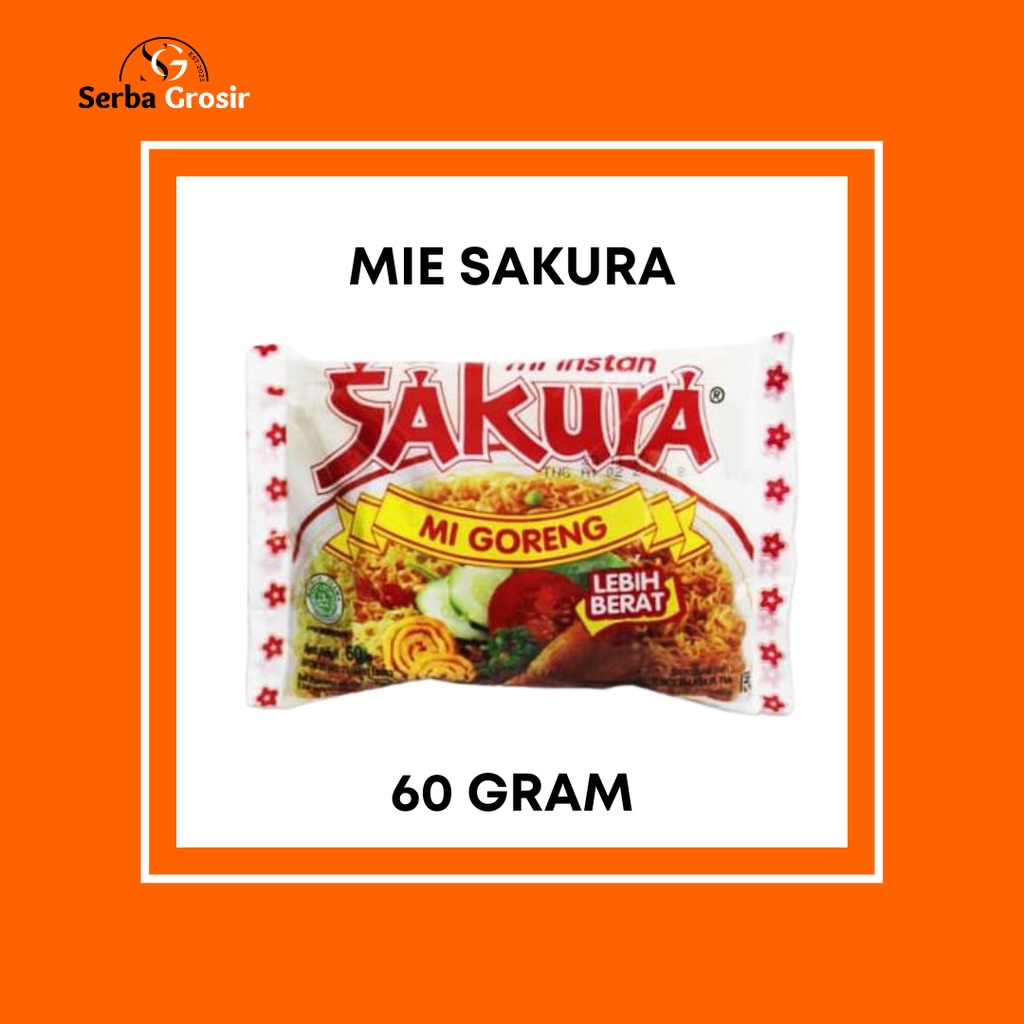 

MI SAKURA GORENG NETTO 60 GRAM - MIE INSTAN