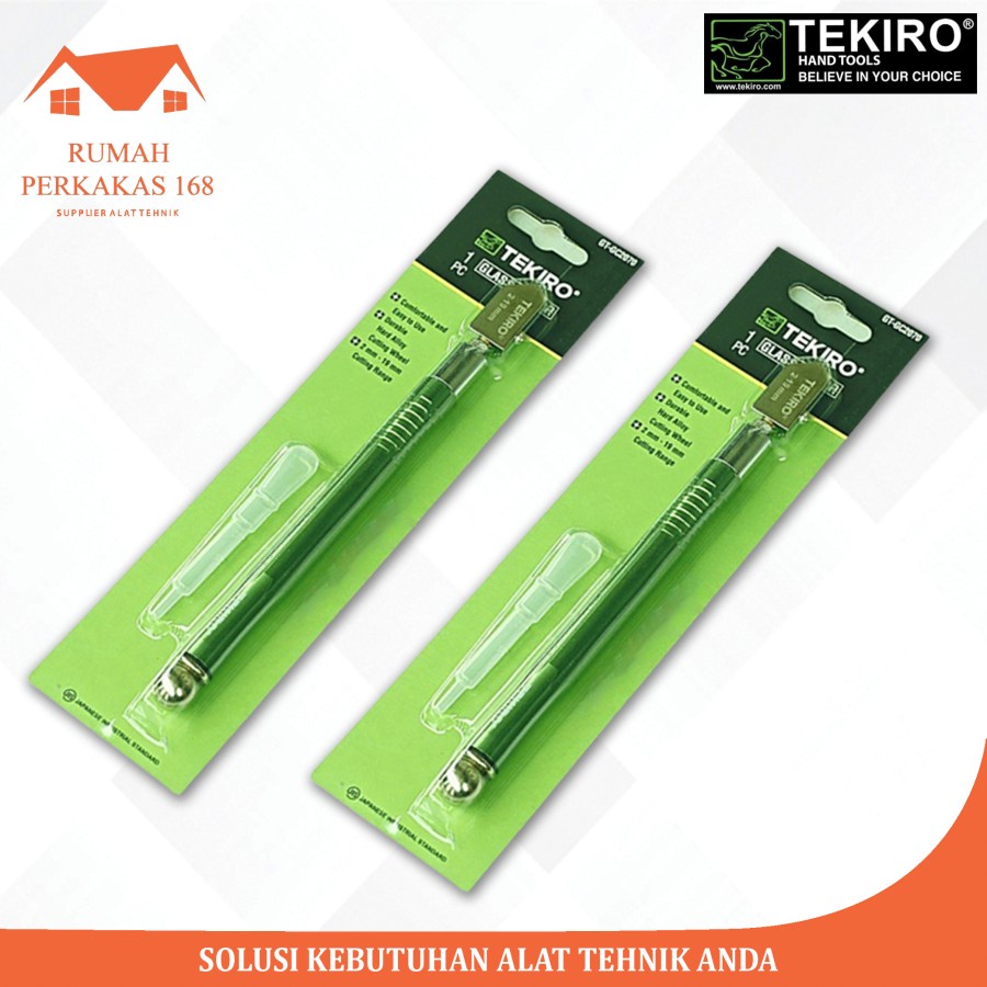 Tekiro Pisau Potong Kaca 2-19mm / Glass Cutter / Alat Pemotong Kaca