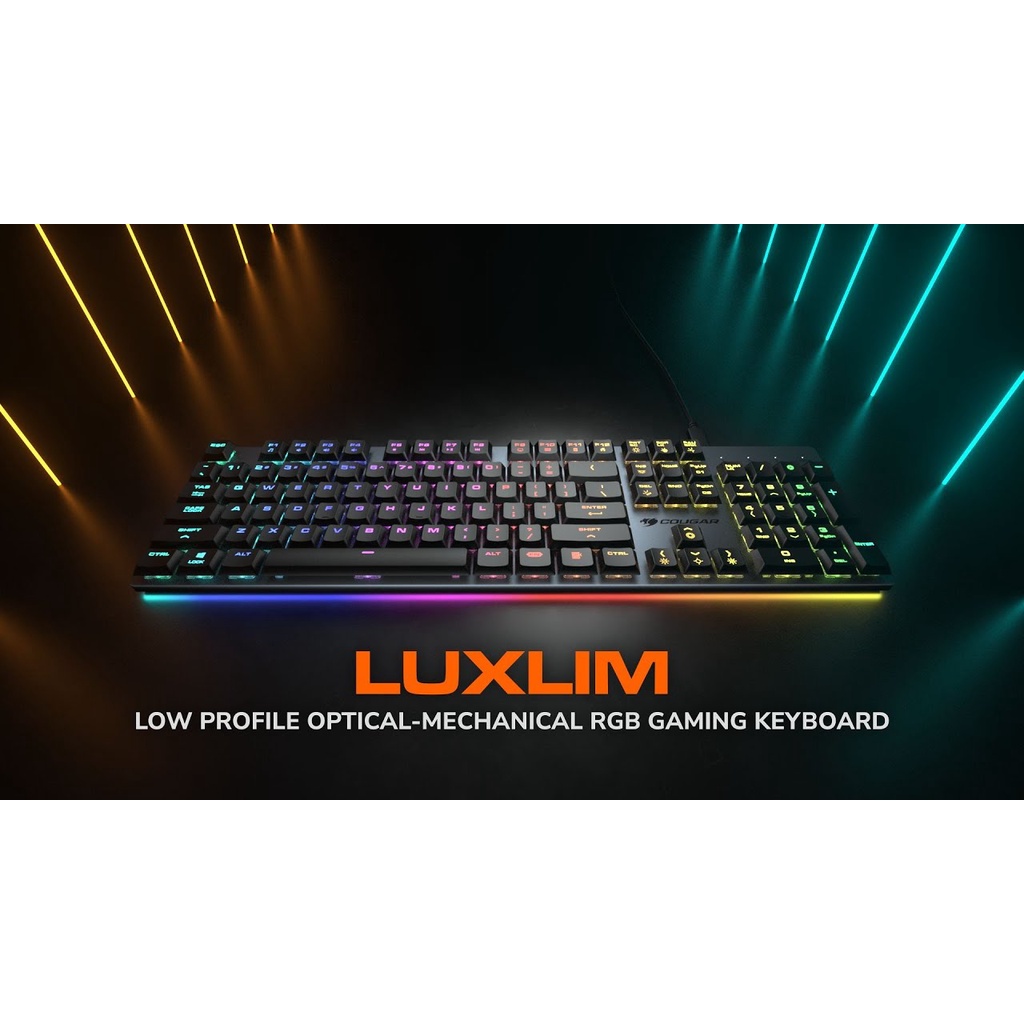 KEYBOARD LUXLIM GAMING KEYBOARD MECHANICAL KEYBOARD COUGAR