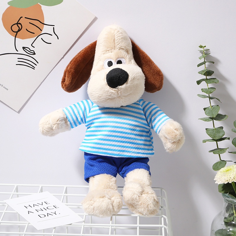 Lembut 20 cm Wallace Gromit Hewan Anjing Mainan Mewah Boneka Anak Hadiah Ornamen