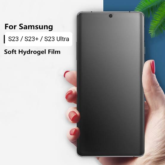 (New 2023) Hydrogel AG SAMSUNG S23 I S23+ I S23ULTRA I S21 I S21+ I S21ULTRA I S21FE I S22 I S22+ I S22ULTRA I S20 S20+ S20ULTRA Hidrogel Black Anti Glare/Jelly Minyak=OIL-Matte Doff/Hitam-Gelap Mate Ngedoff/Tidak Ber CAP JARI Tangan FE Plus ULTRA 5G 4G