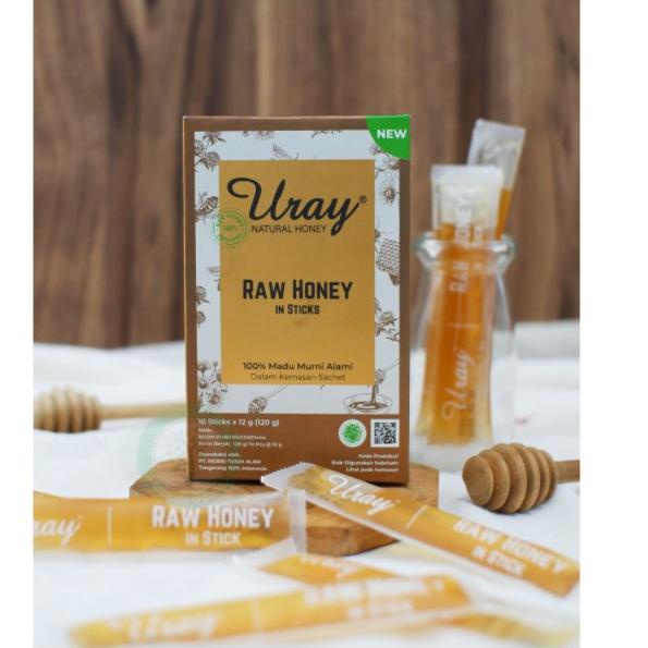 

✰ URAY 10 SACHET - RAW HONEY HONEY & GINGER IN STICK 120GR ✦