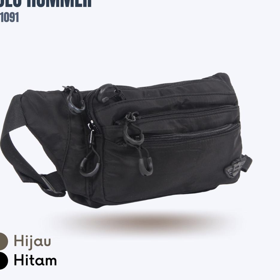 ➣ Tas Pinggang Pria - Tas Bahu Selempang POLO HUMMER ♡