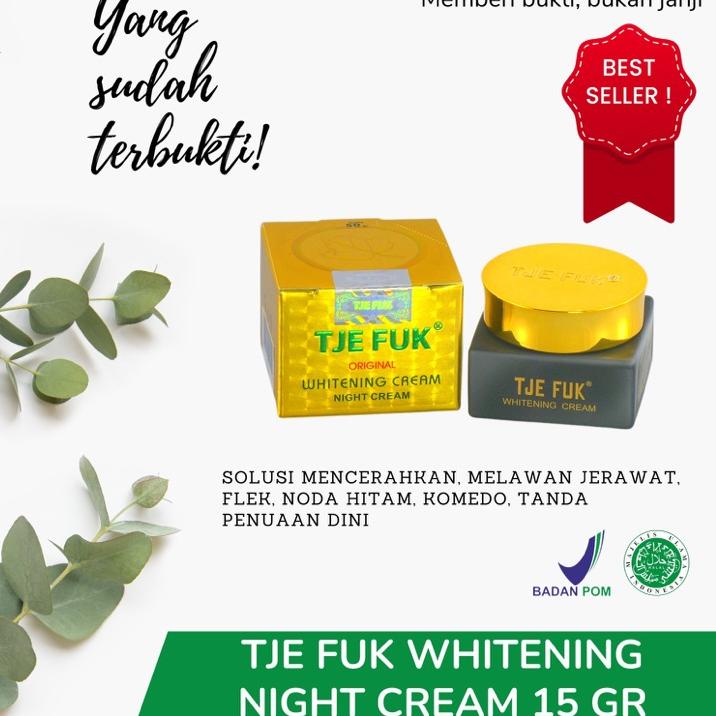 TJE FUK Whitening Night Cream 15gr