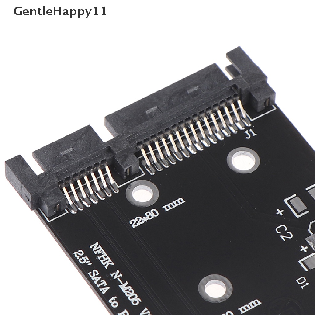 Gentlehappy B+M ke M.2 ssd ngff ke 2.5inch 15pin sata3 pc converter adapter Kartu id