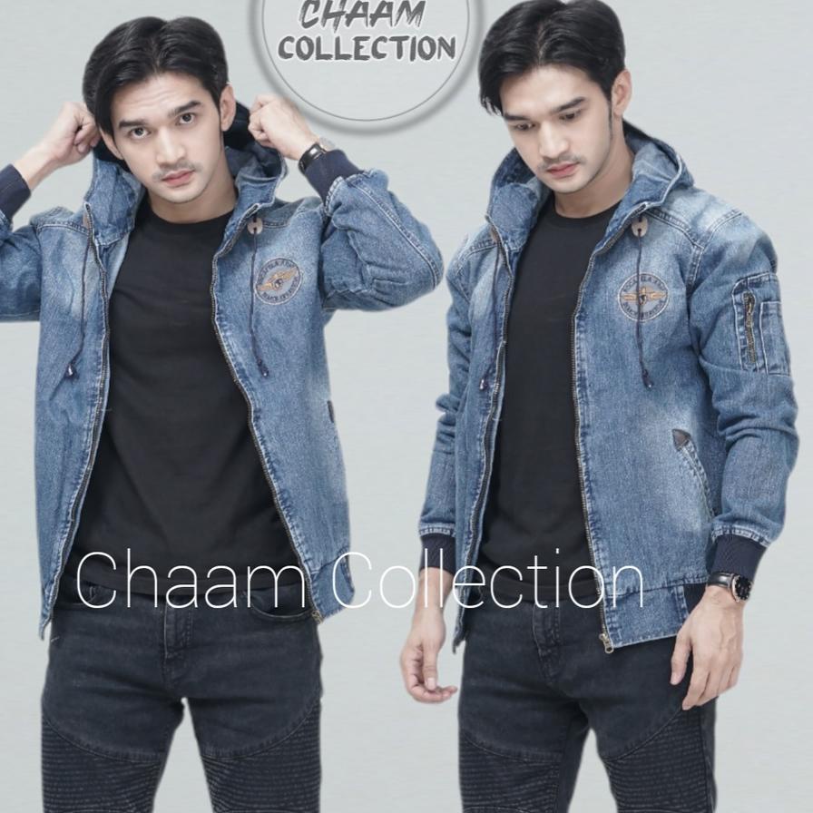 ♙ [COD]Jaket Jeans Denim Kupluk|Jaket Casual Pria|Jaket Denim Pria |Jaket Bomber Jeans Topi ➤