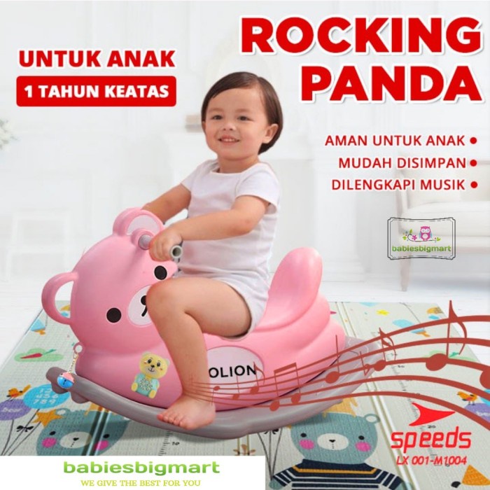 Mainan Anak Kuda Kudaan Rocking Horse MOLION Speeds LX001 M1004