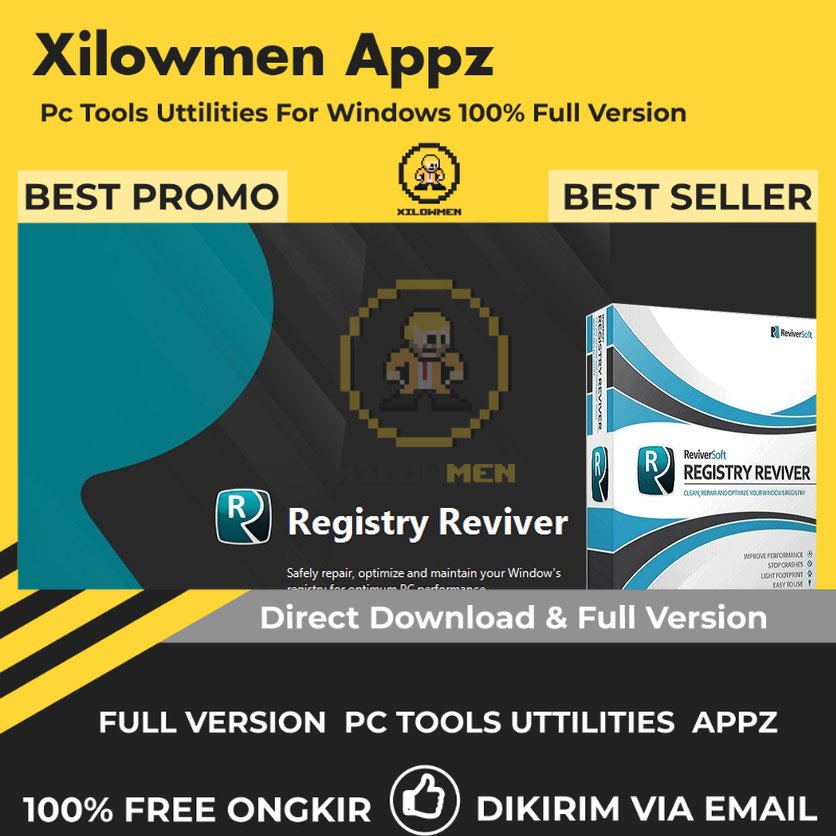 [Full Version] ReviverSoft Registry Reviver Pro PC Tools Software Utilities Lifetime Win OS