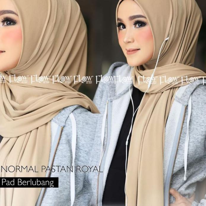 ❂ Jilbab Hijab Kerudung Pashmina Instan Bergo Instant Soft Pet Pastan Royal Jersey Simple Polos Vari