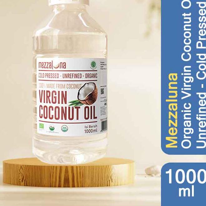 

✰ Organik Mezzaluna 1 Liter E Extra Minyak kelapa virgin ♪