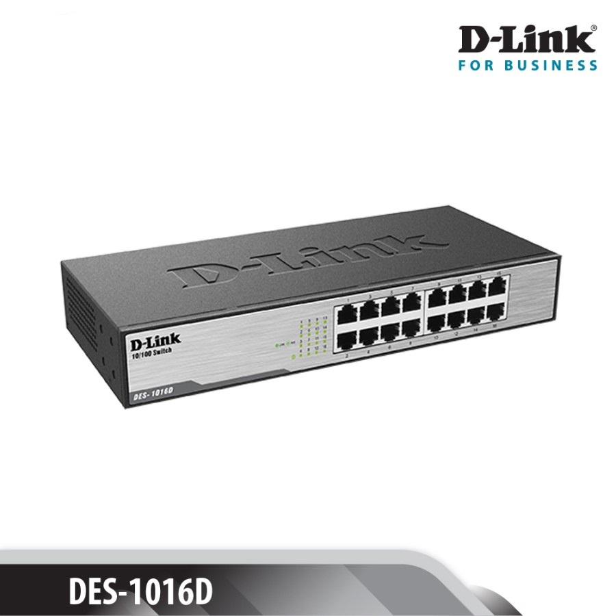 D-Link DES-1016D 16-port 10/100M Unmanaged Standalone Switch