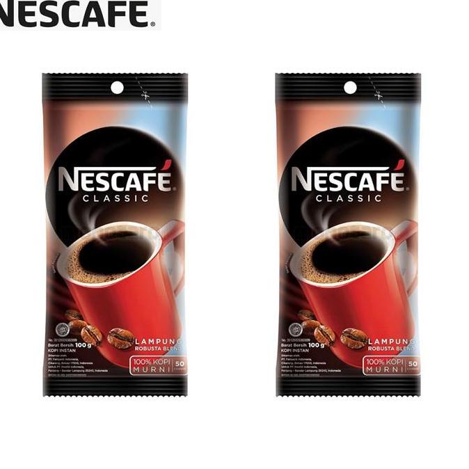 

◊ Nescafe Classic Kopi Hitam Instan Pouch 100 gr ☻