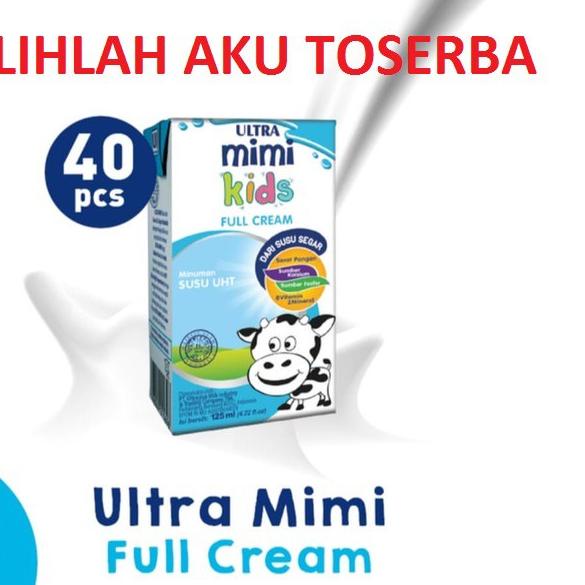 

✰ Susu Ultra Mimi Kids FULL CREAM 125 ml - (1 DUS ISI 40 PCS) ۞