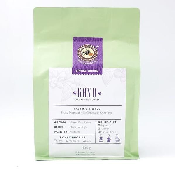 

☛ Opal Coffee - Gayo Arabica Roasted Beans 250g ♢