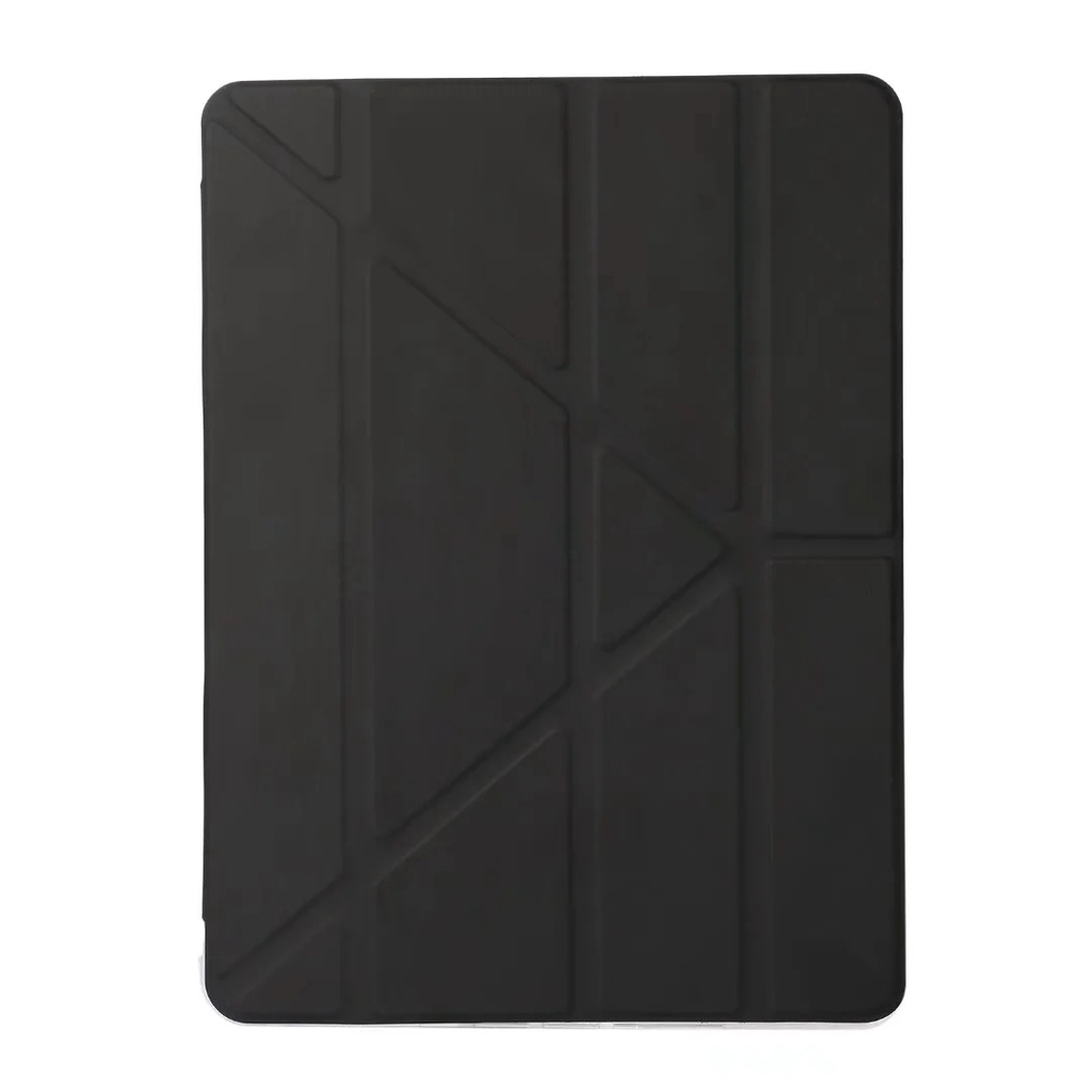 Untuk iPad 10.2 2021 2020 2019 iPad 9th 8th 7th Gen iPad Pro 10.5 6 5 9.7 2017 2018 Air 3 2 1 Tablet Pelindung Y-Bracket Transformers Flip Stand Cover Matte Transparan Casing Belakang