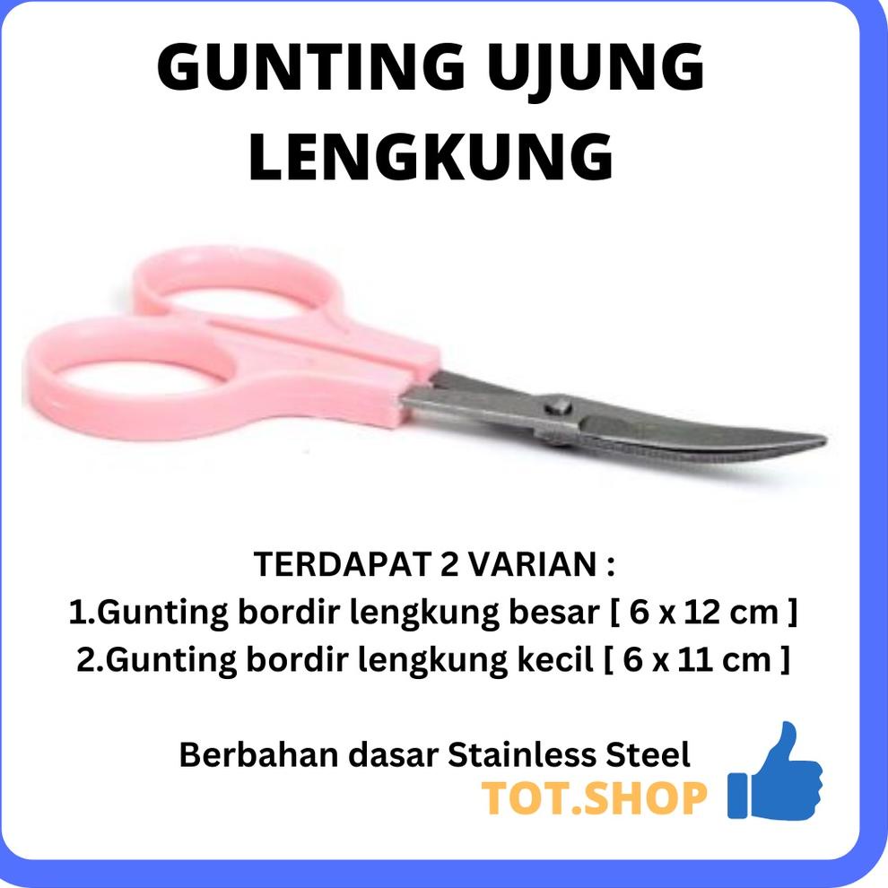 

I24 [GUNTING UJUNG LENGKUNG] GUNTING BENANG BORDIR BENGKOK LANCIP TAJAM READY タ