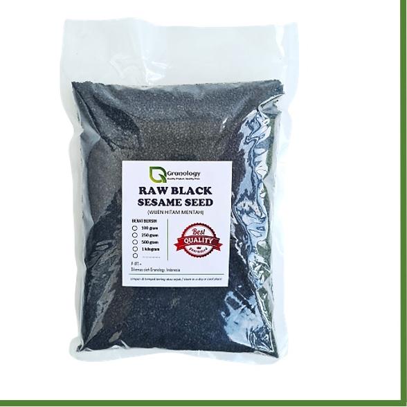 

☏ Biji Wijen Hitam / Black Sesame Seed (1 kilogram) by Granology ☼