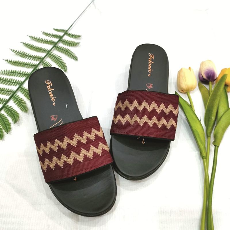 SANDAL WANITA TURKI MURAH FELONIE DHT 01 TRENDY KEREN KEKINIAN TERBARU TINGGI 5 CM