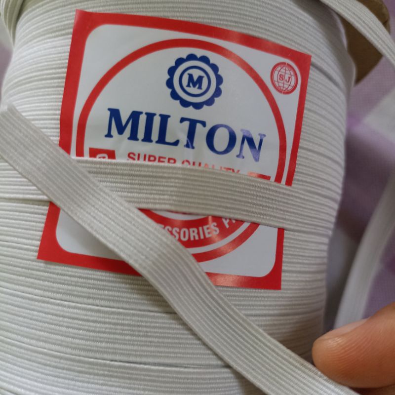 (1 meter) karet elastik 5mm / 7mm / 9mm / 12mm MILTON SJ-6 SJ-8 SJ-10 SJ-12 tali elastis elastic put