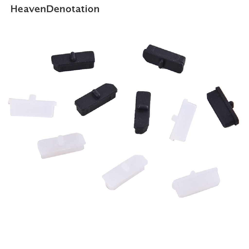 [HeavenDenotation] 10pcs DisplayPort Protective Cover Rubber Covers Dust Cap For Computer DP Conne HDV