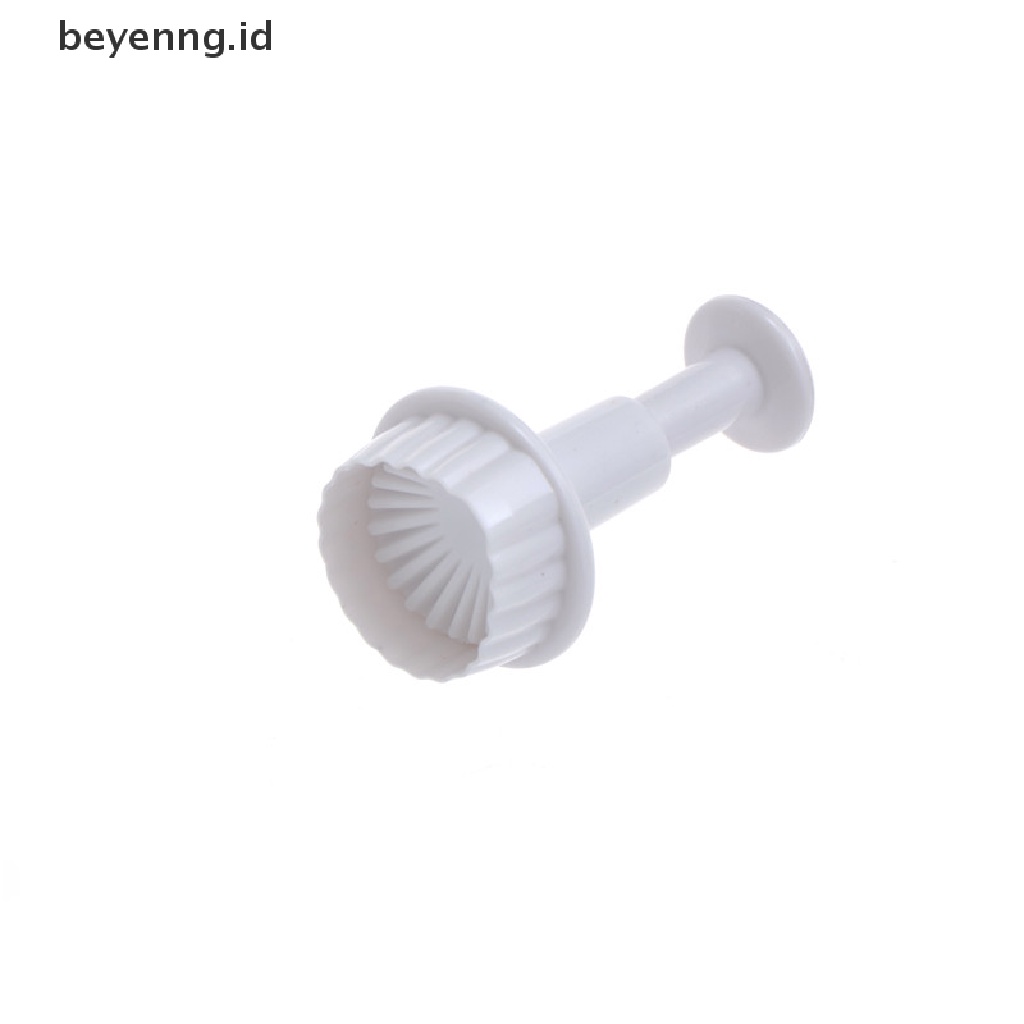 Beyen 3Pcs Shell Shape Plunger Cutter Fondant Alat Dekorasi Kue Cetakan Kue SugarCraft ID