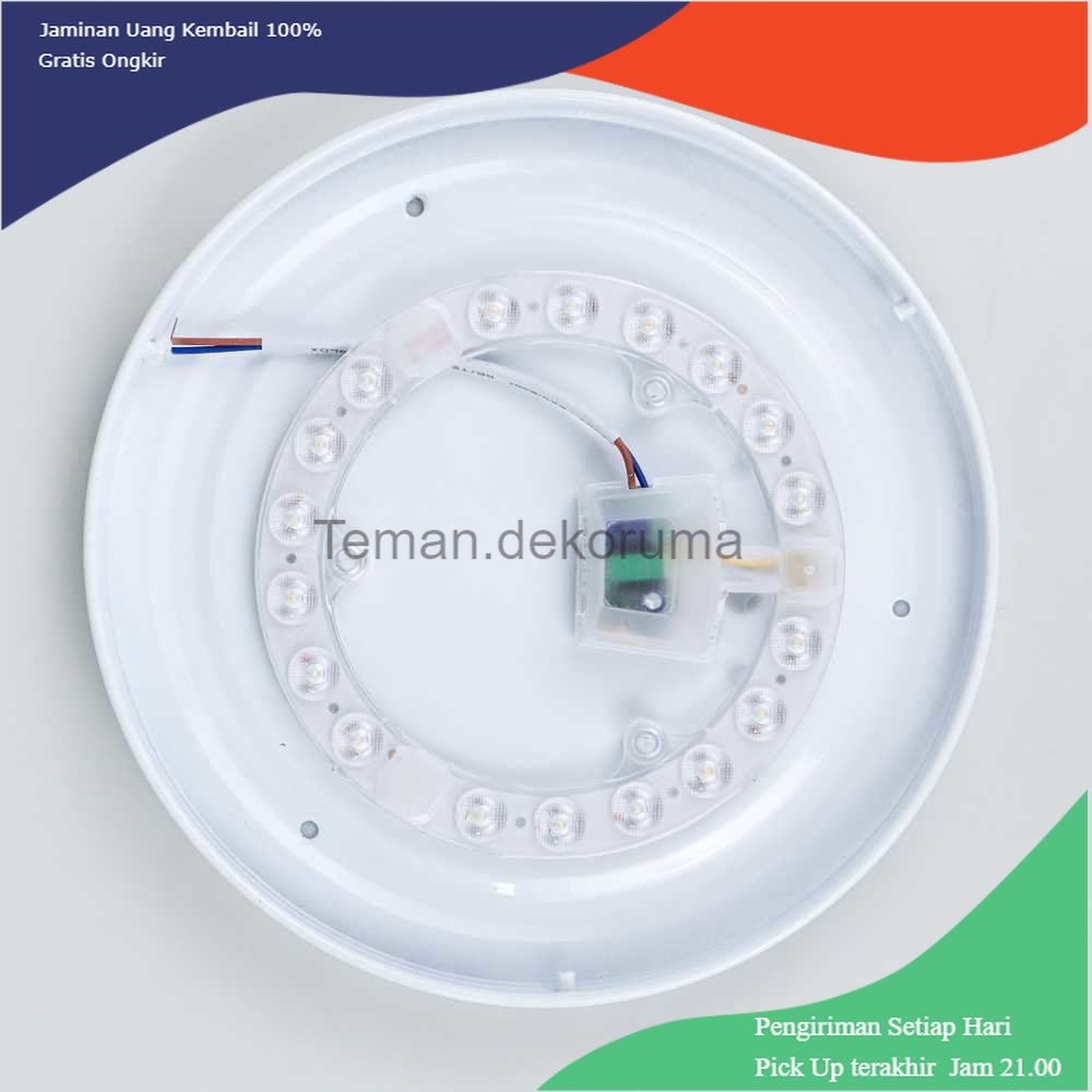 TD - LMP TaffLED Lampu LED Plafon Modern 24W 26 cm 3 in 1 Color - DZ5730