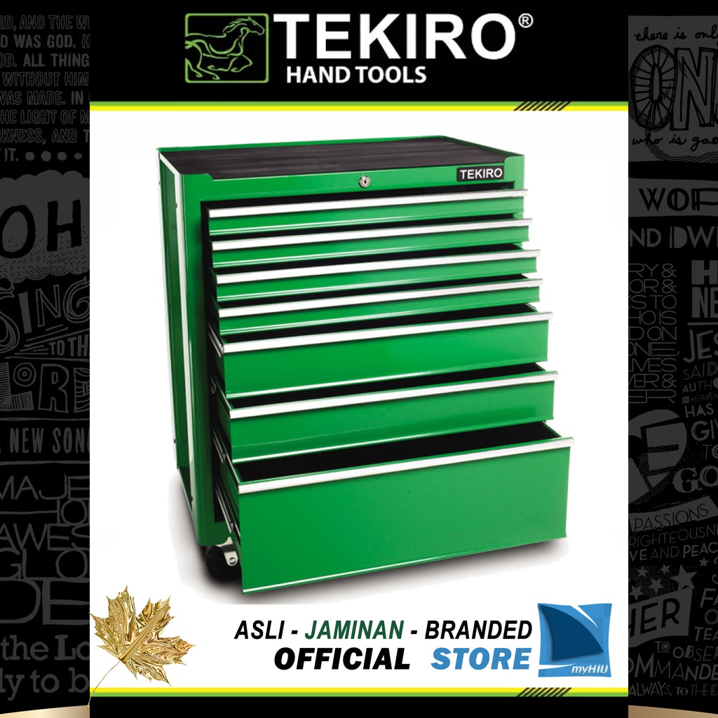 Tempat Menyimpan Kunci Mekanik 7 Laci + Roda / Kabinet Perkakas / Roller Cabinet 7 Drawer TEKIRO