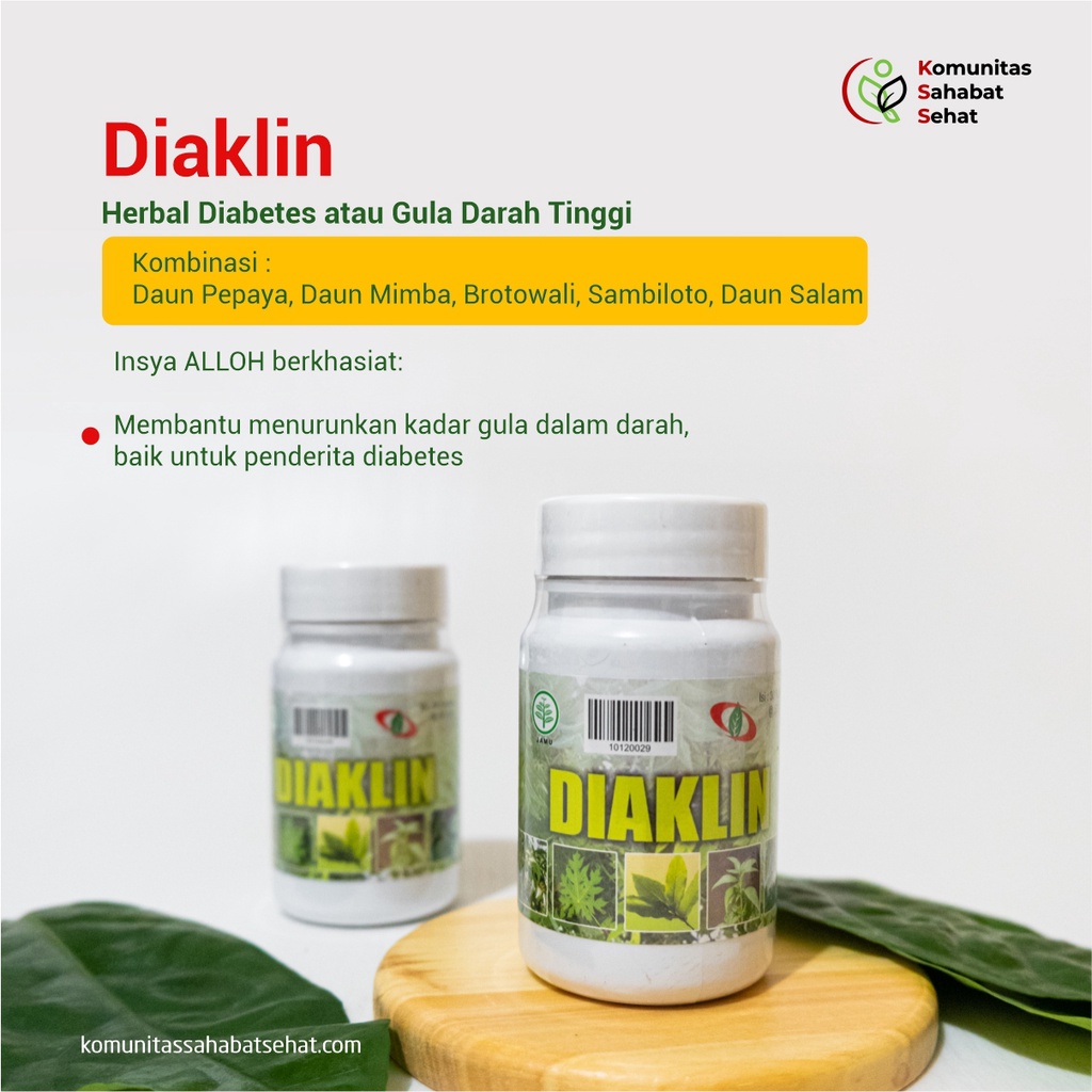 

Obat Herbal Diaklin, Herbat Diabetes, Obat Turunkan Gula Darah, Anti Sakit Gula, Diabet, Gula Normal