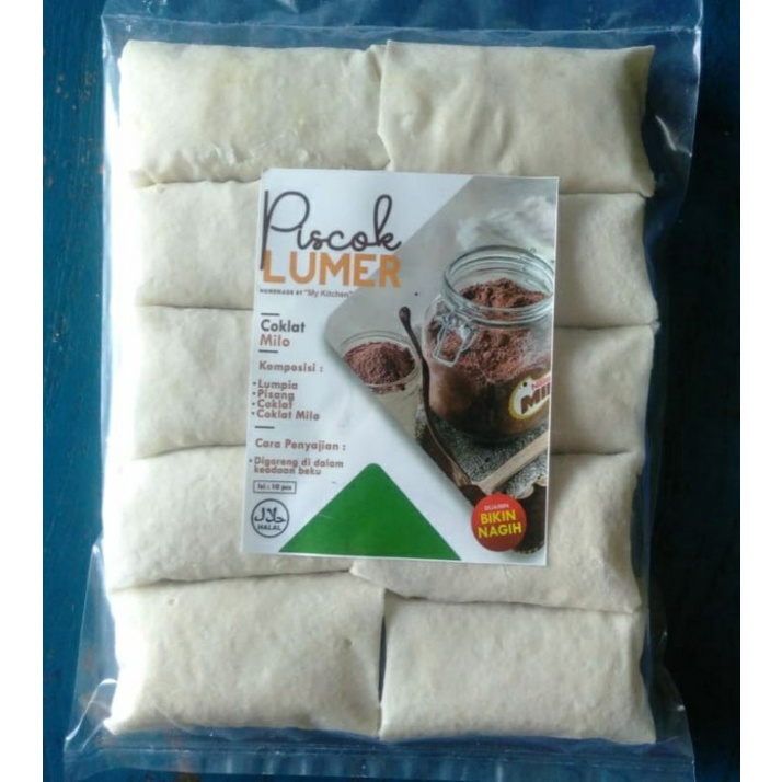 

Piscok Lumer Coklat Milo Frozen