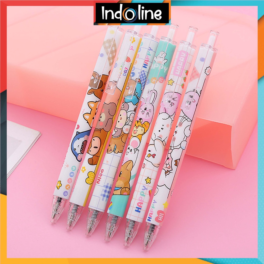 

✔️ Pulpen Gel Motif Kelinci Pulpen Pelajar Dan Kantor Pena Lucu Cute Bunny Press Gel Pen Import COD