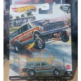 hotwheels premium chevy Nova gasser