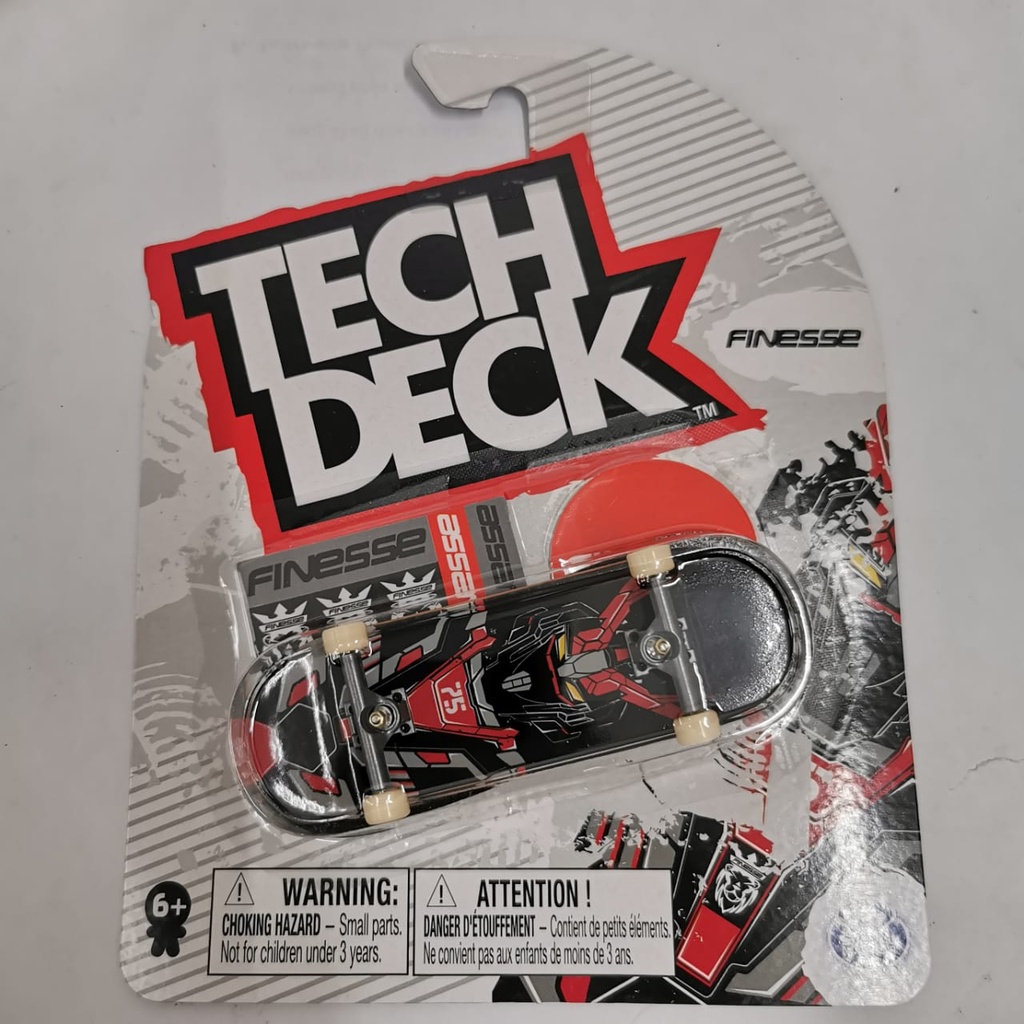 TECH DECK FINESSE Fingerboard Original Spin Master Finger Board Skateboard dengan jari primitive fin