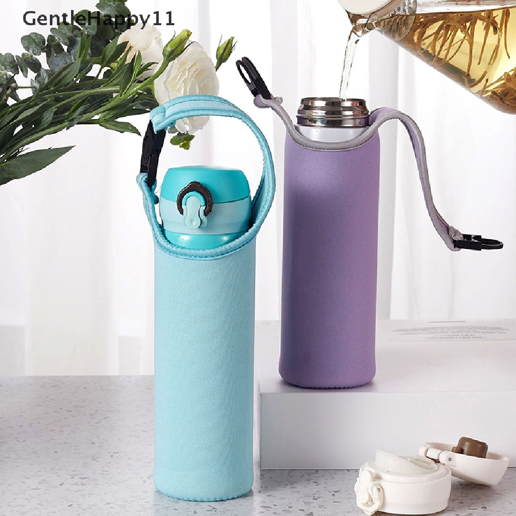 Gentlehappy 500ml Baru Portabel Tahan Panas Insulated Cup Sleeve Case Travel Penutup Botol Air id